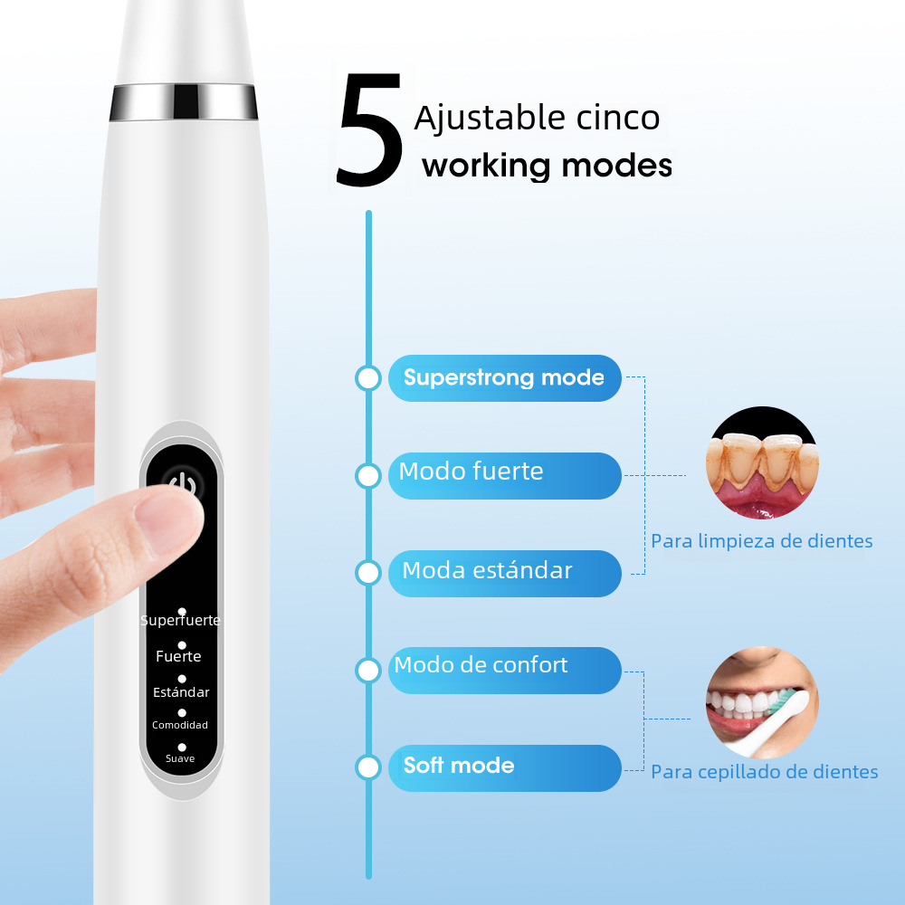 Travel-Ready Electric Toothbrush & Tartar Cleaner Kit