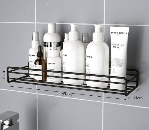 Triangle Shower Shelf — No-Drill Aluminum Corner Organizer