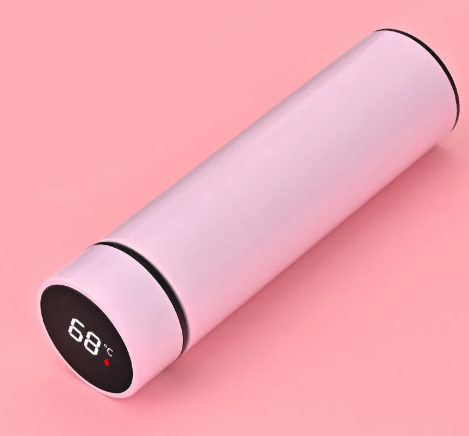 SmartTemp Stainless Insulated Mug — Smart Temperature Display