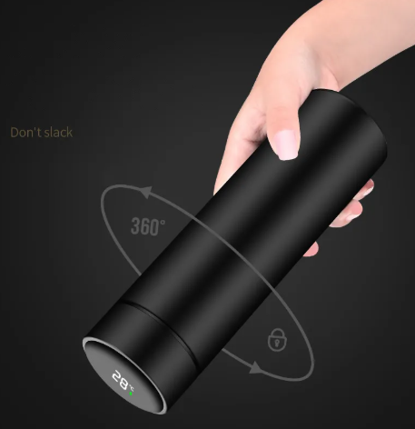 SmartTemp Stainless Insulated Mug — Smart Temperature Display