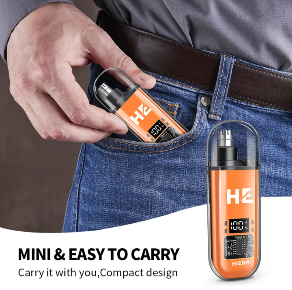Compact Precision Electric Nose Hair Trimmer