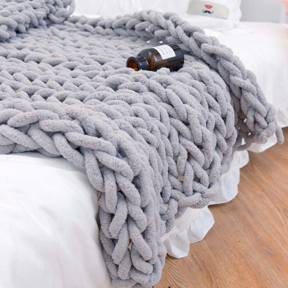 Cooling Weighted Blanket — 15 lbs for Better Sleep & Calmer Nights