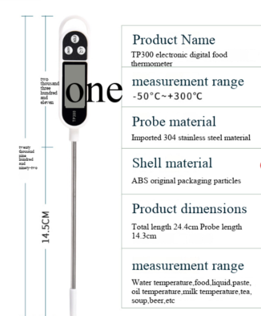 Instant Read Digital Meat Thermometer