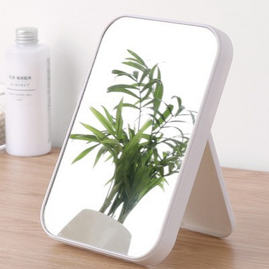 Sleek Desktop Vanity Mirror — 6 Colors, Dorm & Desk Ready