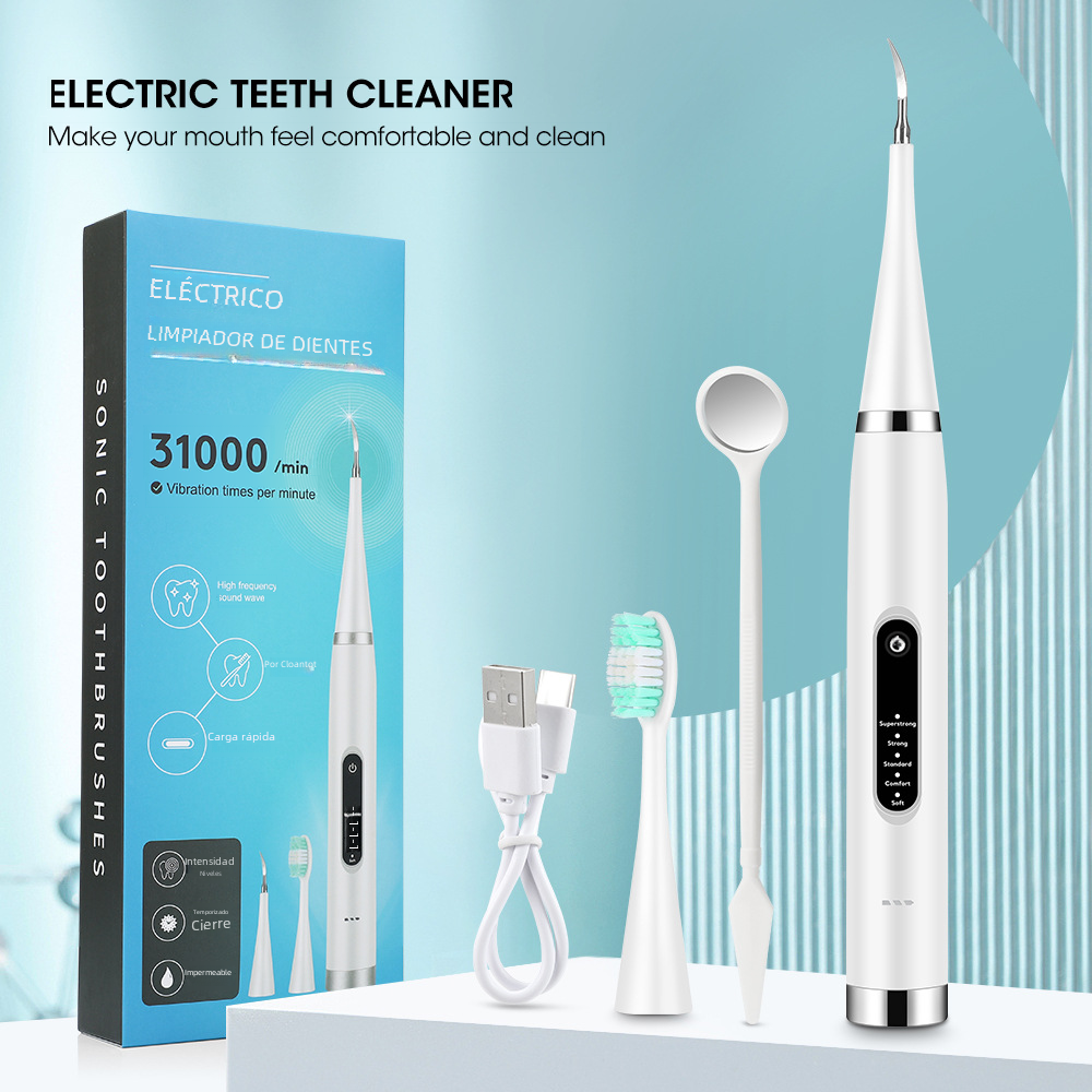 Travel-Ready Electric Toothbrush & Tartar Cleaner Kit