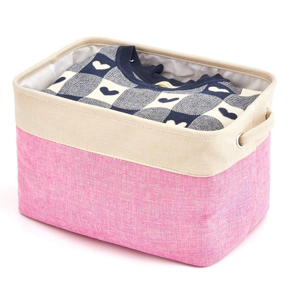 Collapsible Cotton Linen Storage Box — 6 Color Combinations