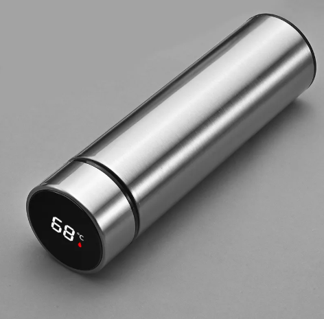 SmartTemp Stainless Insulated Mug — Smart Temperature Display