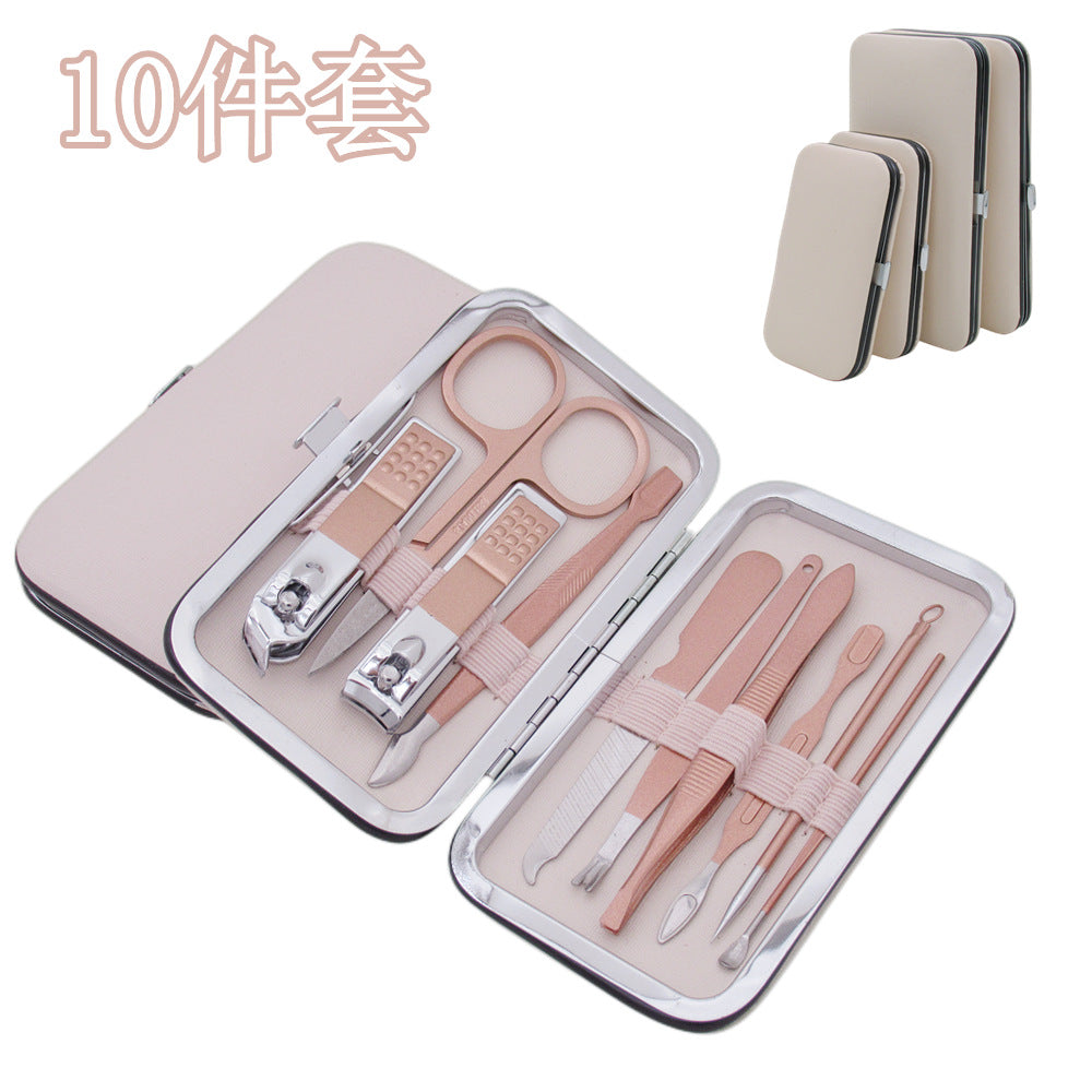 18-Piece Deluxe Nail Grooming Kit with Stainless Steel Scissors