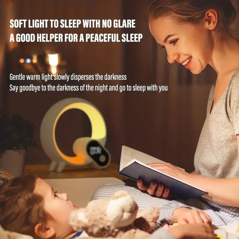 Sunrise Glow Alarm Clock — Bluetooth Speaker & Wake-Up Light