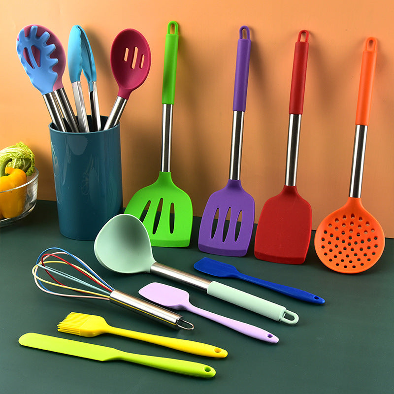 14-Piece Silicone Kitchen Utensil Set