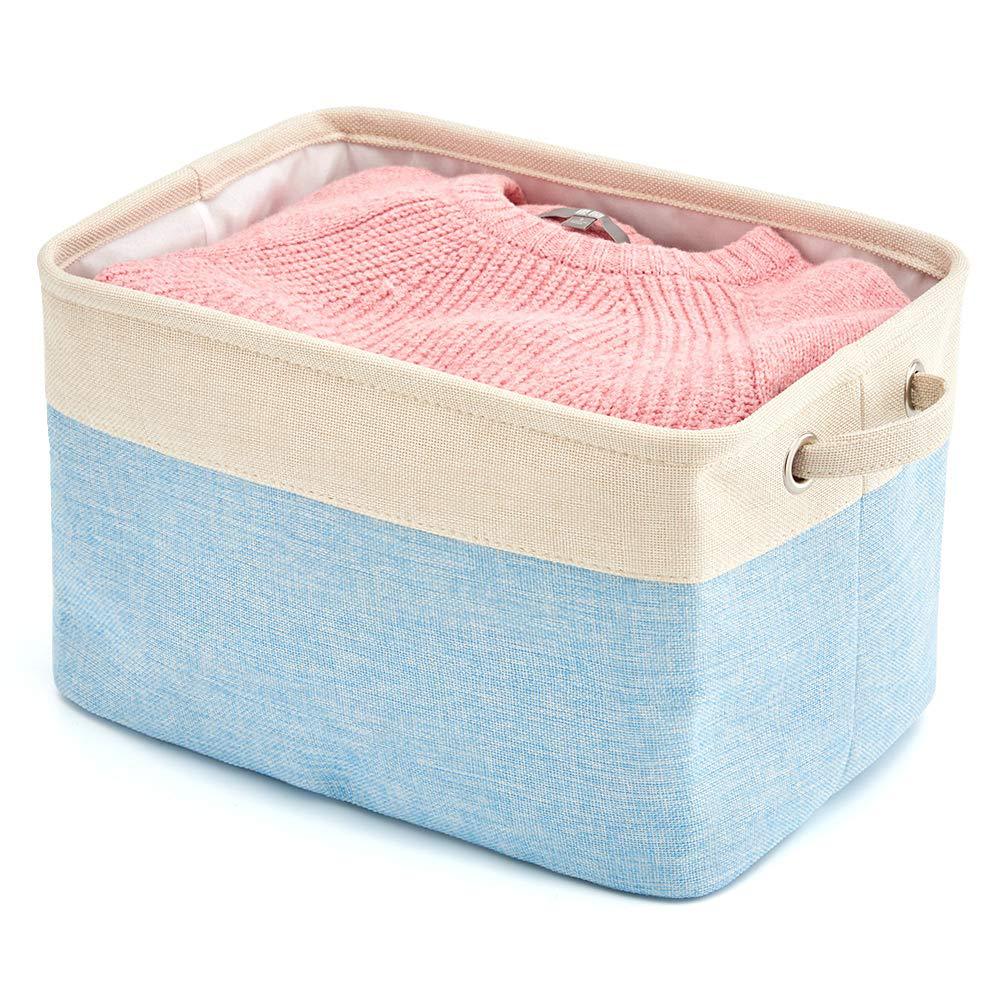 Collapsible Cotton Linen Storage Box — 6 Color Combinations